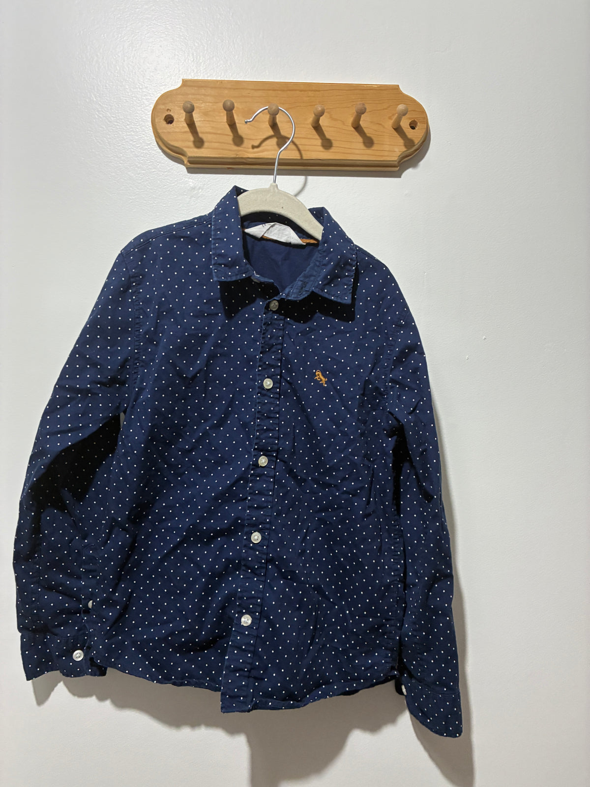 H&M button down 7-8 year