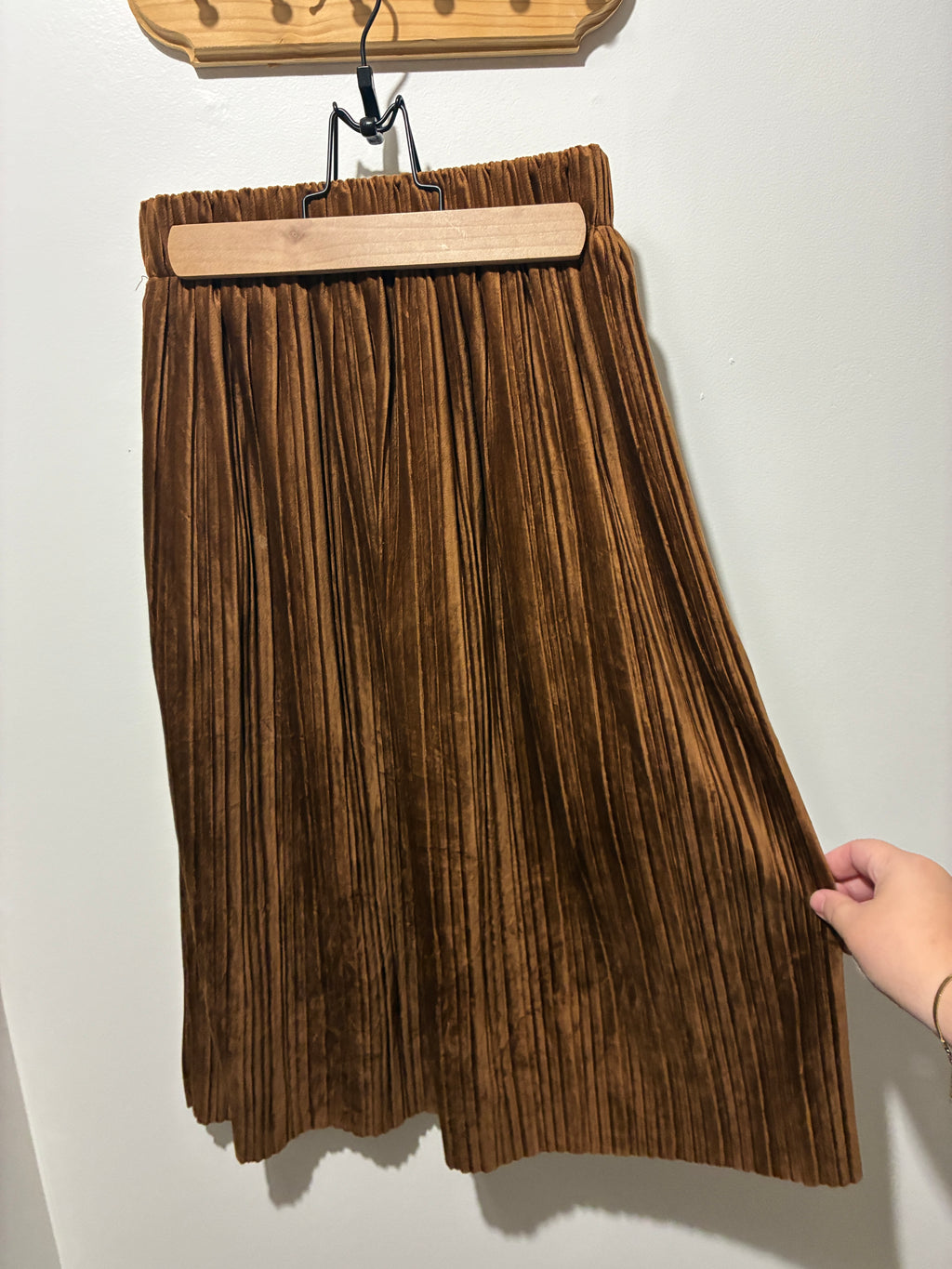 Velvet skirt midi xs/small