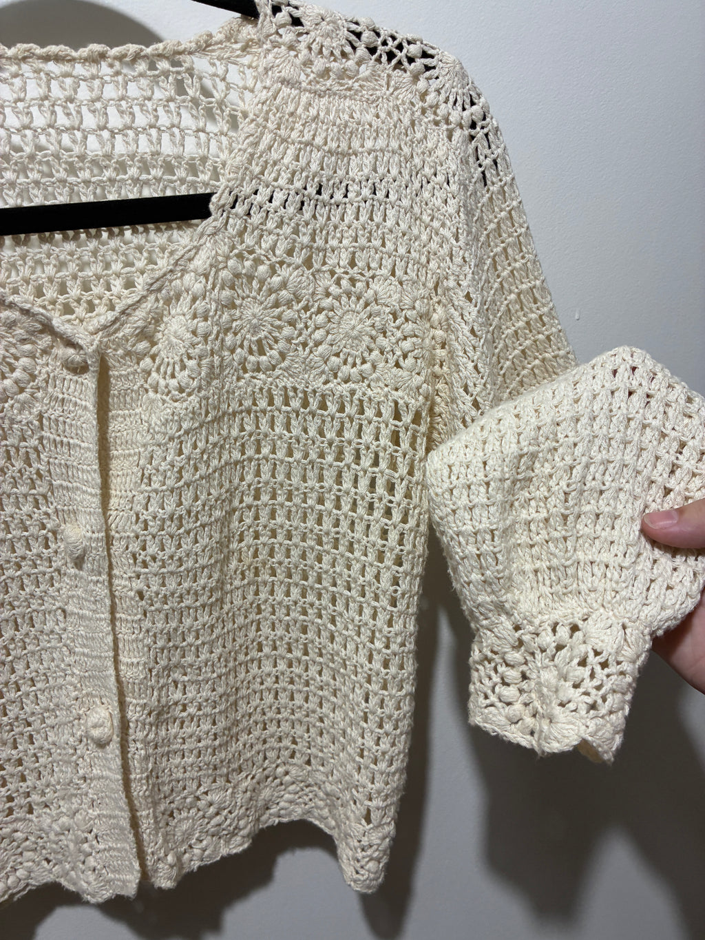 Crochet sweater small