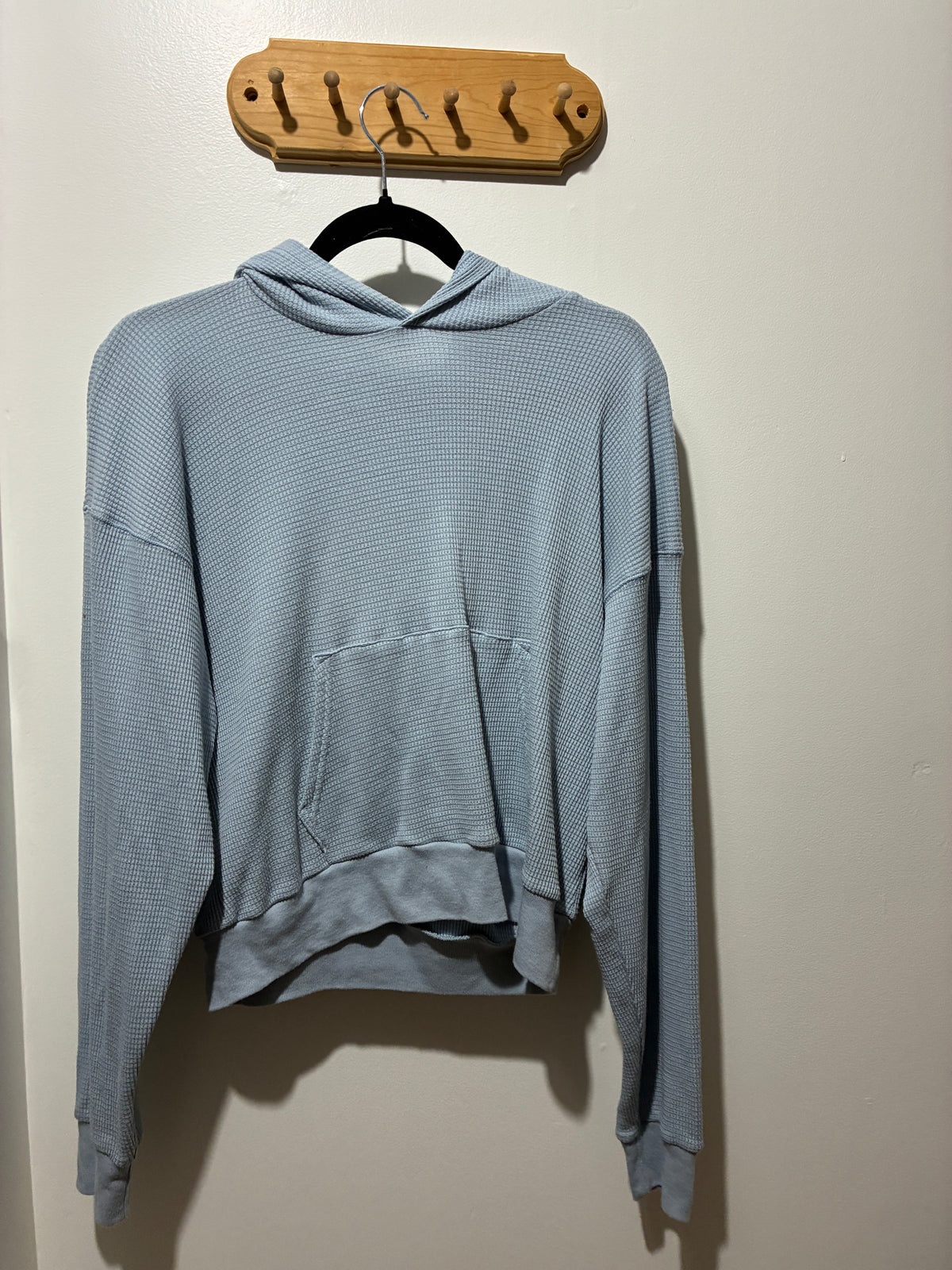 TNA waffle hoodie Large